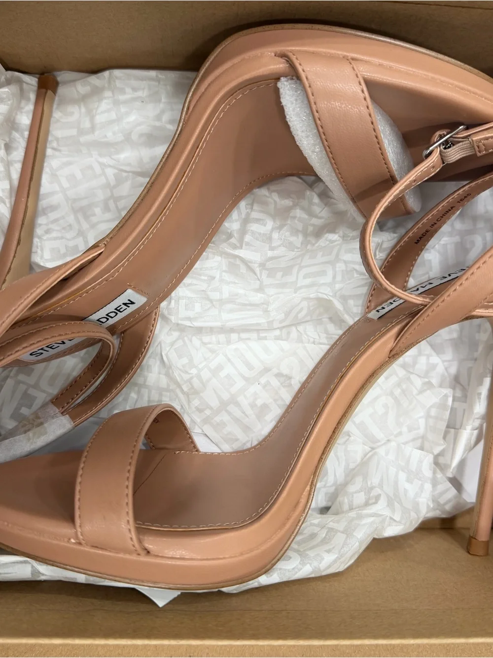 Steve Madden Tan Slingback Heel Sandal